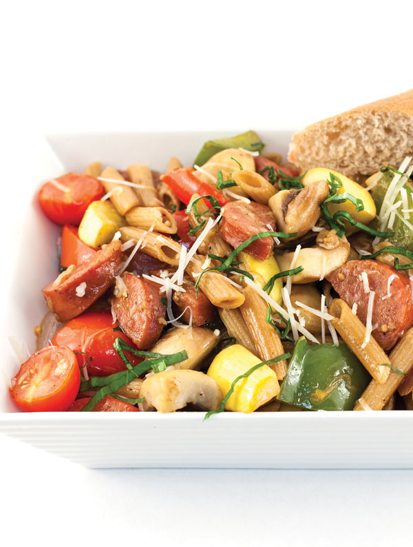 Turkey Sausage & Veggie Pasta Recipe Martin Bros. Distributing